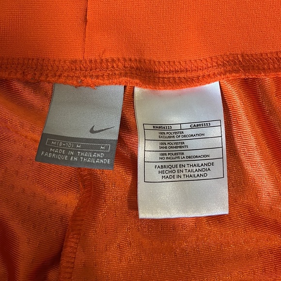 Nike Retro shorts. Size M. Orange with white and black strip down the side - Picture 4 of 4